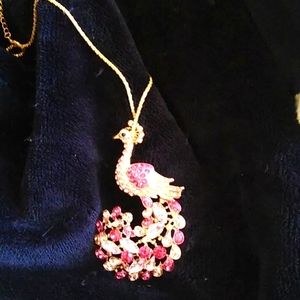 Betsey Johnson Peacock Necklace